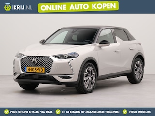 DS 3 E-Tense Grand Chic 50 kWh | Apple Carplay| Navigatie | Lederen bekleding | Achteruitrij camera 180view | Parkeersensoren voor en achter | Verwarmbare voorstoelen |
