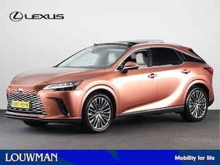 Lexus RX 450h+ Plug-in Hybrid President Line Limited | Afneembare Trekhaak | Alarm klasse 5 Voertuigvolgsysteem inbegrepen | Elektrisch glazen panorama-dak |