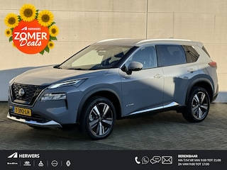 Nissan X-Trail 1.5 e-4orce Tekna 4WD 7p. / Full Options / 7 Persoons! / Trekhaak 1.650 KG Trekgewicht / Lederen bekleding / 3-Zone Climate Control / Parkeersensoren Voor + Achter / Adaptieve Cruise Control / Navigatie / Stoel- & Stuurverwarming / Groot Scherm / Elektrische Achterklep / Elektrische Verstelbare Stoelen / Android Auto & Apple CarPlay /