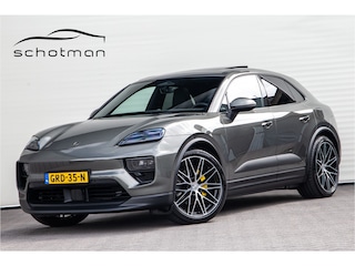 Porsche Macan 4 100 kWh Panorama, Trekhaak, 22" , 18-voudige Sportstoelen, Aventurin gruen