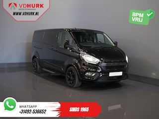 Ford Transit Custom 2.0 TDCI 130 pk Aut. L2 Trend BPM VRIJ! DC Dubbel Cabine 2x Schuifdeur/ Leder/ Elek.Stoel/ Raptor grill/ Stoelverw/ Navi/ Carplay/ Camera/ PDC/ Cruise/ Trekhaak/ Airco