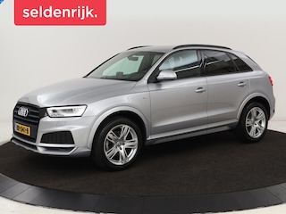 Audi Q3 1.4 TFSI Sport S Line Edition | Origineel NL | Half leder | Trekhaak | Full LED | Sportstoelen | Navigatie | Climate control | Parkeerhulp | Cruise control | Bluetooth | Getint glas