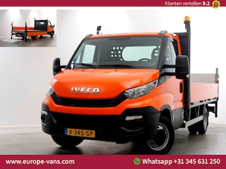 Iveco Daily 35C14 136pk Euro6 Open Laadbak met laadklep en trekhaak 3500kg 10-2018