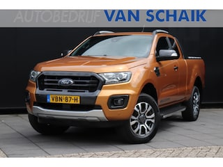 Ford Ranger 2.0 EcoBlue Wildtrak Supercab 213 PK | LEDER | AUTOMAAT | TREKHAAK | NAVIGATIE