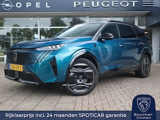 Peugeot 5008 New SUV GT EV 73 kWh 210pk, Rijklaarprijs, Navigatie 360-camera Adaptieve cruise control Alcantara Elektrisch bedienbare kofferklep