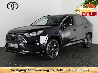 Toyota RAV4 2.5 HYBRID 4WD BUSINESS BLEULINE BI-TONE AWD. NAVI.CARPLAY.PDC.1650 KG TREKGEWICHT. GARANTIE TOT 2030!