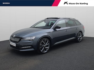 Skoda Superb Combi 1.4 TSIiV 160kW/218PK Sportline DSG · Panoramadak · Trekhaak · Elektrische stoelen · Stuurwiel verwarming ·
