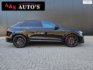 Audi Q8 55 TFSI e Quattro 3x S line Panodak Luchtvering Rs stoelen B&O Camera Keyless Leder 23inc