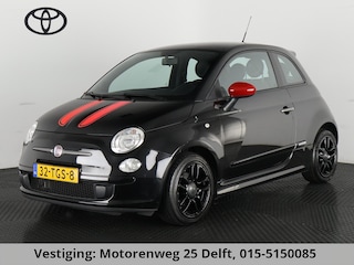 Fiat 500 0.9 TwinAir Plus 1e EIGENARESSE. AIRCO. BEKLEDING HALF LEDER. 16" LICHTMETALEN VELGEN