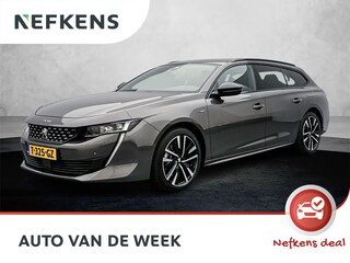 Peugeot 508 SW GT 1.6 Plug-in HYbrid 225pk Automaat | Navigatie | Achteruitrijcamera | AGR Sportstoelen Leder/Stof | Keyless | Climate Control | Adaptieve Cruise Control | Parkeersensoren v+a | Full Led koplampen | Dodehoeksensor | DAB+ radio | Apple Carplay / Android Auto | Donker getint glas | Trekhaak | 18" lichtmetalen velgen |