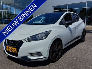 Nissan Micra 1.0 IG-T 101pk Automaat N-Sport | Origineel NL | Navi | Apple Carplay+Android Auto | Airco | Cruise | Keyless Entry | Stoelverwarming | Pdc+Camera | Privacy Glass | 17''lm | Trekhaak