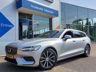 Volvo V60 2.0 T6 Recharge AWD Business Pro | Navi | Apple Carplay + Android Auto | Clima | Adap.Cruise | Led Koplampen | Keyless Entry | Dodehoek+Rijstrook+Licht+Regensensor | Privacy Glass | 18''lm