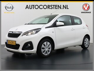 Peugeot 108 1.0I 73PK5Drs Airco Pack LED Mistlampen Premium ESP Bluetooth Centrale deurvergrendeling Afstand bediend Stuurbekrachtiging e-VTi Active Elek.ramen ABS Volledig Peugeot Dealer Onderhouden l.b. bij 91.718km ! Zuinig + Goedkoop in de vaste lasten! Orig.NLse auto EURO6