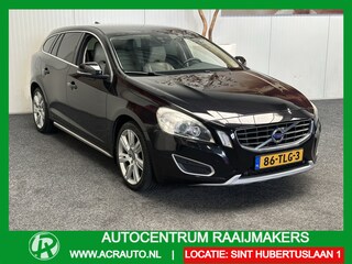 Volvo V60 2.0 D3 SUMMUM LEDER NAVIGATIE CRUISE CONTROL CLIMATE CONTROL BLUETOOTH TELEFOON MEDIA VOORBEREIDING AFN TREKHAAK PDC ZEER MOOI !! Brgl