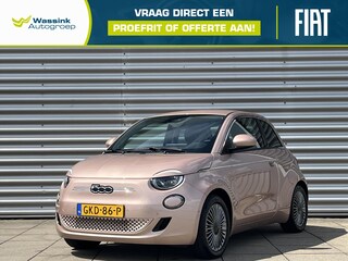 Fiat 500 42kWh 118pk Automaat La Prima | Leder | Navigatie Apple Carplay/Android Auto | Camera | Stoelverwarming