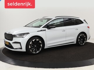 Skoda Enyaq iV 80 Sportline | Stoelverwarming | Adaptive cruise | Trekhaak | Camera | Matrix LED | Carplay | Leder/Alcantara | Keyless | Stuurverwarming