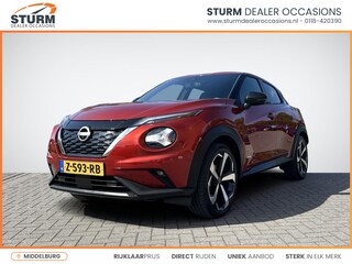 Nissan Juke 1.6 Hybrid Tekna Sound Pack | Navigatie | 360° Camera | Adapt. Cruise Control | BOSE Audio | Leder | Rijklaarprijs!