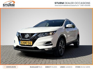 Nissan Qashqai 1.3 DIG-T N-Connecta Trekhaak |Design Pack | Panoramadak | Apple Carplay/Android Auto | 360° Camera | Keyless Entry | Navigatie | DAB | Rijklaarprijs!