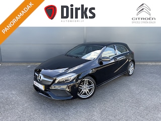 Mercedes-Benz A-klasse 160 Ambition (Elektrisch Schuifdak - LED koplampen - AMG pakket - Navigatie - Parkeersensoren V+A - Airco - Sportstoelen)