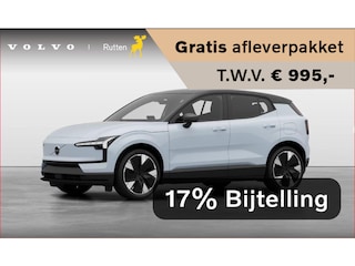 Volvo EX30 Single Motor Extended Range Plus 69 kWh Nu van €47.072 voor €39.572! / Adaptieve Cruise Control/ Dodehoek Detectie / Parkeersensoren/ Achteruitrijcamera/ Warmtepomp/ Google Services/