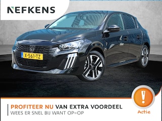 Peugeot 208 Hybrid 100PK e-DCS6 Allure | AUTOMAAT | AppleCarplay/AndroidAuto | Parkeersensoren | FULL LED | Lederen Stuurwiel | Climate Control | Cruise Control | 16" LMV | Privacy Glass |