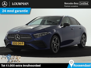 Mercedes-Benz A-klasse 250 e AMG NIghtpakket | Distronic | Keyless Go | Dode Hoek Ass | Sfeerverlichting | Alarm | Parkeerpakket met Camera | Inclusief 24 maanden Mercedes-Benz Certified garantie voor Europa.