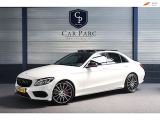 Mercedes-Benz C-klasse 250 AMG Line LED/SFEER/PANO/LEER+S.VERWARMING/19" LMV/PDC/CRUISE/ECC/12 MND GARANTIE!