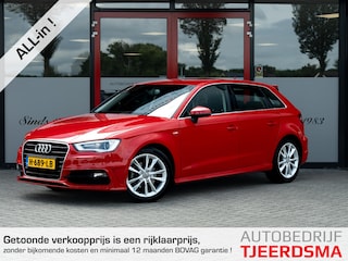 Audi A3 Sportback 1.4 TFSI Ambition Pro S-Line | Airco | Bi-Xenon | LED | Cruise Control | Multimedia Systeem MMI | Lichtmetalen Velgen | S-Line Pakket | Parkeersensoren Voor & Achter | Dimlichten Automatisch | Lederen Stuurwiel |