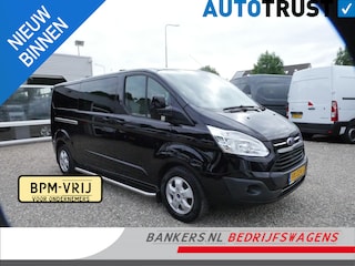 Ford Transit Custom 2.0 TDCI 170PK, L2H1, Limited, Dubbel cabine, Airco, Lichte gebruikssporen rondom
