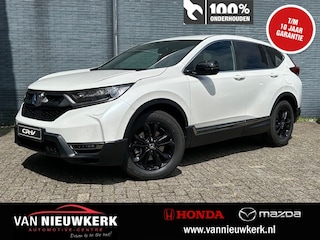 Honda CR-V 2.0 e:HEV Hybrid 184pk Automaat Sportline Black Edition | Leer | Trekhaak | Nai & Carplay | Adaptieve Cruisecontrol | Stoelverwarming |