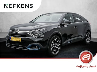 Citroën C4 EV Shine 50 kWh 136PK | Navigatie | Achteruitrijcamera | Parkeersensoren Voor en Achter | Verwarmde Comfortstoelen | Full-LED Koplampen | Keyless Entry/Start | Dodehoek Detectie | Adaptieve Cruise Control | 18" Lichtmetalen Velgen | Apple Carplay/Android Auto |
