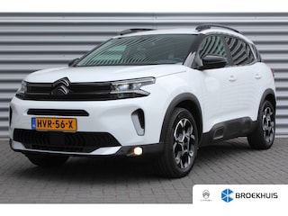 Citroën C5 Aircross 1.2 PURETECH 130PK SHINE AUTOMAAT / NAVI / LEDER / CLIMA / FULL-LED / PDC / 18" LMV / CAMERA / KEYLESS / ADAPT. CRUISECONTROL / 1E EIGENAAR / NIEUWSTAAT !!