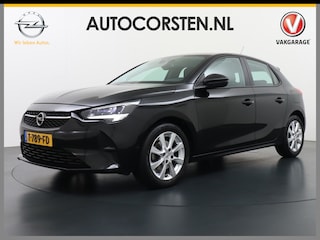 Opel Corsa 1.2I 101PK 5Drs Autom.8 Apple Carplay Android Airco Navi* Cruise control Pdc DAB Auto Stuurverwarming Regen-Lichtsensor Edition Schakelflippers Led Lmv 16" ESP Edition+ Pakket Spoorassistent Bluetooth Verkeersbord detectie 1.065kg Nieuwprijs €29.236,-