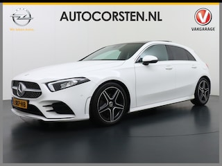 Mercedes-Benz A-klasse 200 164PK Autom. AMG Line Navi premium Ecc Cruise control Panoramadak Stoelverwarming DAB Premium Plus Widescreen cockpit Multibeam led Rijstrooksensor Grootlicht-assisten Licht en zichtpakket Connected services Verkeersbord detectie WiFi Nieuwprijs €46.057,-