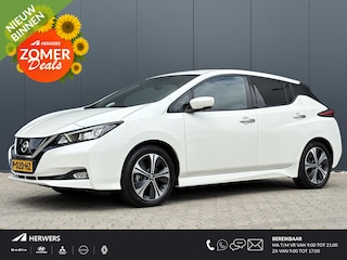 Nissan Leaf Tekna 40 kWh / Stoel-Stuurverwarming / Airco / Cruise Control / Lederen-Stof bekleding / Navigatie /