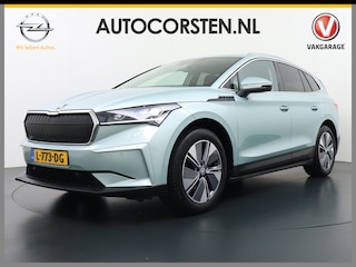 Skoda Enyaq iV 60 180PK Leder+Memory Apple Carplay/Android Auto Navi Ecc Adap.Cruise Camera Pdc Lmv 19" Led matrix Assistentie Pakket Comfort plus-pakket File assistent Sport-pakket Dab Elek.Achterklep Keyless advanced Comfort Plus Bluetooth Rijstrooksensor Connected services 1e Eigenaar Origineel NL-Auto Fase 3 Laden Zeer compleet, nieuwprijs €48.825!