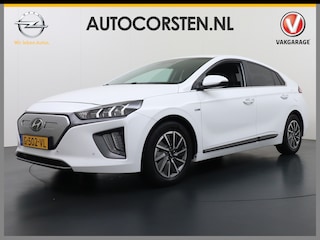 Hyundai Ioniq Premium EV 38kWh Leder Apple Carplay Android Auto Camera Navi Ecc Adap.Cruise Led PDC DAB Keyless Stuurverwarming Stoelverwarming+Ventilatie Dodehoek detector Rijstrooksensor Verkeersbord detectie Regen-Lichtsensor Infinity® Sound Subwoofer 1e Eigenaar Zeer Compleet!
