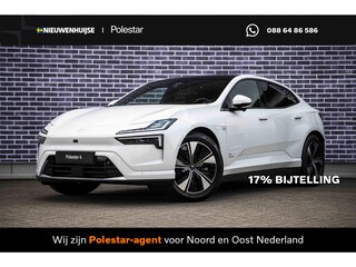 Polestar 4 Long Range Single motor 100 kWh | Pilot pack | Plus pack | 22kw lader | Getint glas | Panoramadak | Harman Kardon audio | 360 camera | Adaptive cruise control |