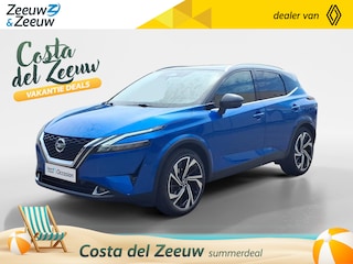 Nissan Qashqai 1.3 MHEV Xtronic Tekna Plus | MHEV | AUTOMAAT | DIGITAAL DASHBOARD | MASSAGE STOELEN | PANODAK | LEER | PRO-PILOT | 21'' VELGEN | HEAD-UP DISPLAY | 1 jaar garantie