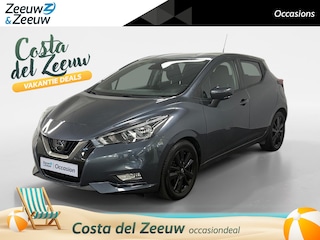 Nissan Micra 1.0 IG-T N-Connecta AIRCO CAMERA PARKEERSENSOREN CRUISE CONTROLE 5 DEURS ZWARTE VELGEN APPLE CARPLAY ANDROID AUTO