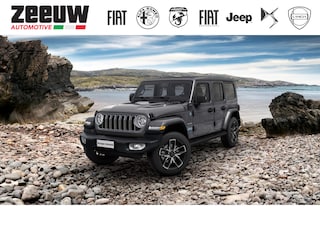 Jeep Wrangler Unlimited 4xe 380 PK Sahara | Schuifdak | Leder | Camera | Navi | 20"