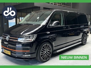 Volkswagen Transporter 2.0 TDI 204pk L2H1 Dubbel Cabine Highline Bulli 2x SCHUIFDEUR I LEER I VOL OPTIONS