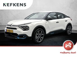 Citroën C4 EV Feel 50 kWh 136 pk | Navigatie via Apple Carplay/Android Auto | Achteruitrijcamera | Parkeersensoren Voor en Achter | Comfortstoelen | Full-LED Koplampen | Dodehoek Detectie | Verwarm Lederen Stuurwiel | Adaptieve Cruise Control | 18" Lichtmetalen Velgen | Apple Carplay/Android Auto |