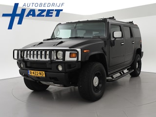 Hummer H2 6.0 V8 5-PERS. MAT ZWART + SCHUIFDAK | STANDKACHEL | LEDER | STOELVERWARMING
