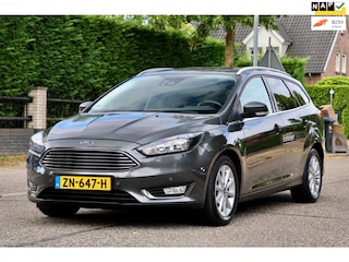 Ford Focus Wagon 1.0 Titanium | NAVI | 125 PK | CLIMA | CRUISE | TREKHAAK | PDC | ZEER MOOIE GOED ONDERHOUDEN AUTO |