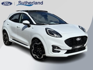 Ford Puma 1.0 EcoBoost Hybrid ST-Line X 155pk Automaat | Panoramadak | Afneembare trekhaak | Winter Pack | Adaptive cruise control | 360 graden camera | Bang&Olufsen | Elektrsiche achterklep | Matrix LED