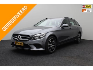 Mercedes-Benz C-klasse Estate 220 d Business Solution 2018 | EXPORT | Airco | Navigatie | Stuurwiel Bediening | Lichtmetaal | Elektrische Achterklep | Keyless | Elektrische Stoelen | Boekjes | 2 Sleutels