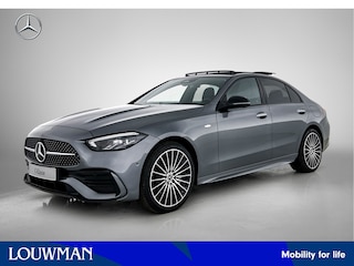 Mercedes-Benz C-klasse 300 e Business Solution AMG | Trekhaak | Nightpakket | Comfortpakket Plus | Parkeerpakket met 360°-camera | Antidiefstalpakket GUARD 360° Plus | Memorypakket | KEYLESS GO | Spiegelpakket |