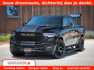 Dodge Ram 1500 Limited Night H.O 540HP 706Nm | Massage + Full Option | De Meest Luxe en Volle Pick-Up in zijn Klasse | Comfortabele Dubbele Cabine met Royale 5 Zitplaatsen | BPM vrij | Nu Leverbaar uit Voorraad | Voorraad Nr 2353 - 5412