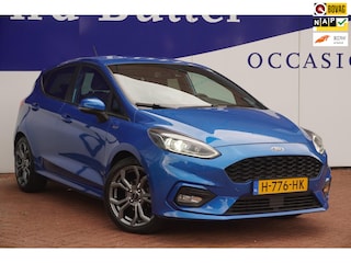 Ford Fiesta 1.0 EcoBoost ST-Line led+stoel&stuur-verw+navigatie+camera+Nieuwe banden 17"lmv = SUPER !!